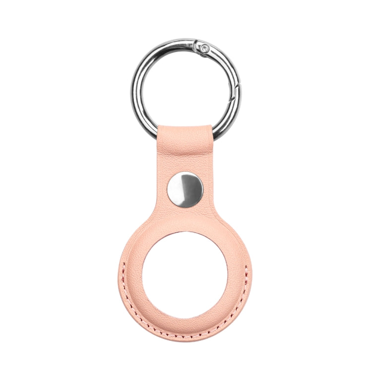 Custodia in pelle per AirTag con anello portachiavi