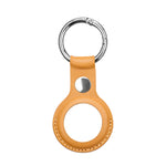 Custodia in pelle per AirTag con anello portachiavi