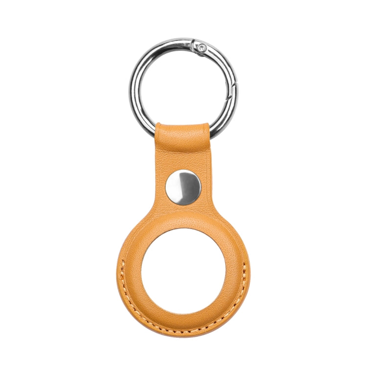 Custodia in pelle per AirTag con anello portachiavi