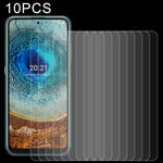 10 pellicole in vetro temperato da 0,26 mm 9H 2,5D, For Nokia X20 (10 PCS), For Nokia X10 (10 PCS), For Nokia G20 (10 PCS), For Nokia G10 (10 PCS), For Nokia C20 (10 PCS), For Nokia C10 (10 PCS), For Nokia C1 Plus (10 PCS)