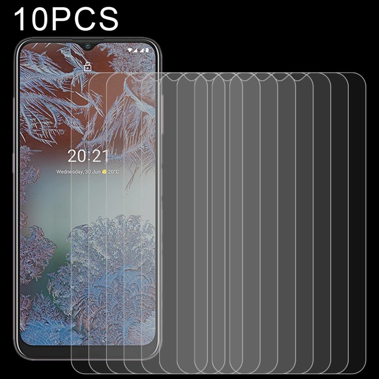 10 pellicole in vetro temperato da 0,26 mm 9H 2,5D, For Nokia X20 (10 PCS), For Nokia X10 (10 PCS), For Nokia G20 (10 PCS), For Nokia G10 (10 PCS), For Nokia C20 (10 PCS), For Nokia C10 (10 PCS), For Nokia C1 Plus (10 PCS)