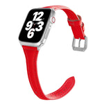Cinturino universale in pelle sottile a forma di T, For Apple Watch Series 7 45mm / 6 & SE & 5 & 4 44mm / 3 & 2 & 1 42mm, For Apple Watch Series 7 41mm / 6 & SE & 5 & 4 40mm / 3 & 2 & 1 38mm                                                              ...