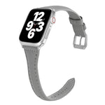 Cinturino universale in pelle sottile a forma di T, For Apple Watch Series 7 45mm / 6 & SE & 5 & 4 44mm / 3 & 2 & 1 42mm, For Apple Watch Series 7 41mm / 6 & SE & 5 & 4 40mm / 3 & 2 & 1 38mm                                                              ...