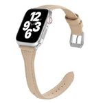 Cinturino universale in pelle sottile a forma di T, For Apple Watch Series 7 45mm / 6 & SE & 5 & 4 44mm / 3 & 2 & 1 42mm, For Apple Watch Series 7 41mm / 6 & SE & 5 & 4 40mm / 3 & 2 & 1 38mm                                                              ...
