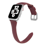 Cinturino universale in pelle sottile a forma di T, For Apple Watch Series 7 45mm / 6 & SE & 5 & 4 44mm / 3 & 2 & 1 42mm, For Apple Watch Series 7 41mm / 6 & SE & 5 & 4 40mm / 3 & 2 & 1 38mm                                                              ...