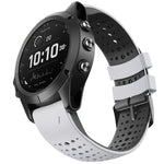 Per cinturino di ricambio per cinturino di ricambio a sgancio rapido in silicone bicolore Garmin Fenix 6, For Garmin Fenix 6