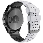Per cinturino di ricambio per cinturino di ricambio a sgancio rapido in silicone bicolore Garmin Fenix 6, For Garmin Fenix 6