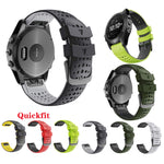 Per cinturino di ricambio per cinturino di ricambio a sgancio rapido in silicone bicolore Garmin Fenix 6, For Garmin Fenix 6