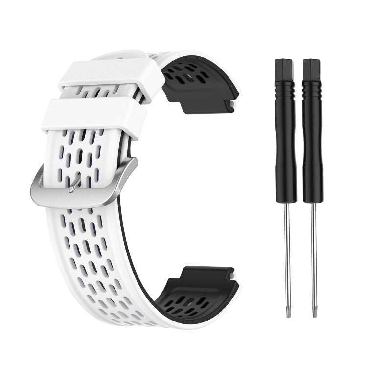 Per cinturino di ricambio in silicone bicolore Garmin Approach S2 / S4, For Garmin Approach S2 / S4