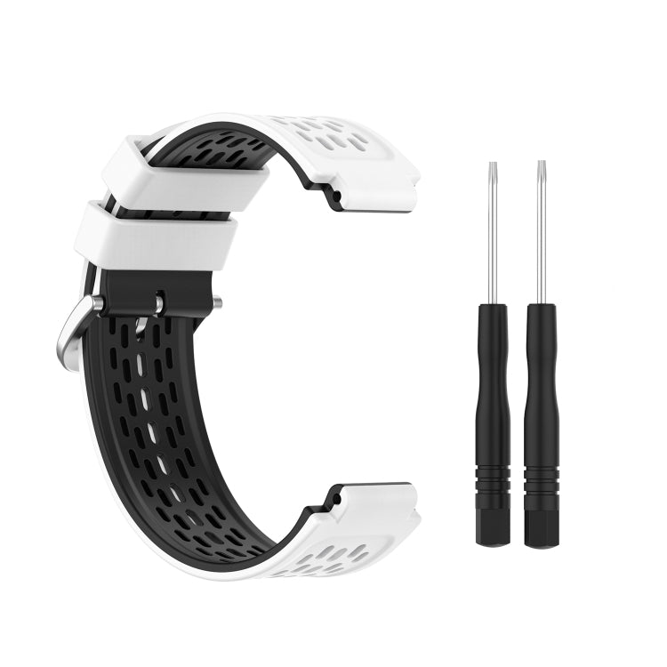 Per cinturino di ricambio in silicone bicolore Garmin Approach S2 / S4, For Garmin Approach S2 / S4