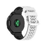 Per cinturino di ricambio in silicone bicolore Garmin Approach S2 / S4, For Garmin Approach S2 / S4