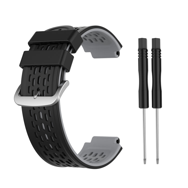 Per cinturino di ricambio in silicone bicolore Garmin Approach S2 / S4, For Garmin Approach S2 / S4