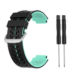 Per cinturino di ricambio in silicone bicolore Garmin Approach S2 / S4, For Garmin Approach S2 / S4