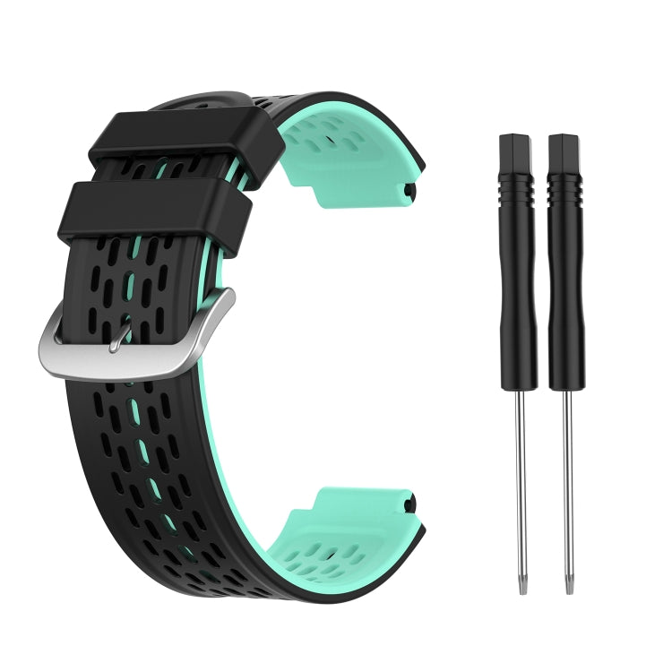 Per cinturino di ricambio in silicone bicolore Garmin Approach S2 / S4, For Garmin Approach S2 / S4