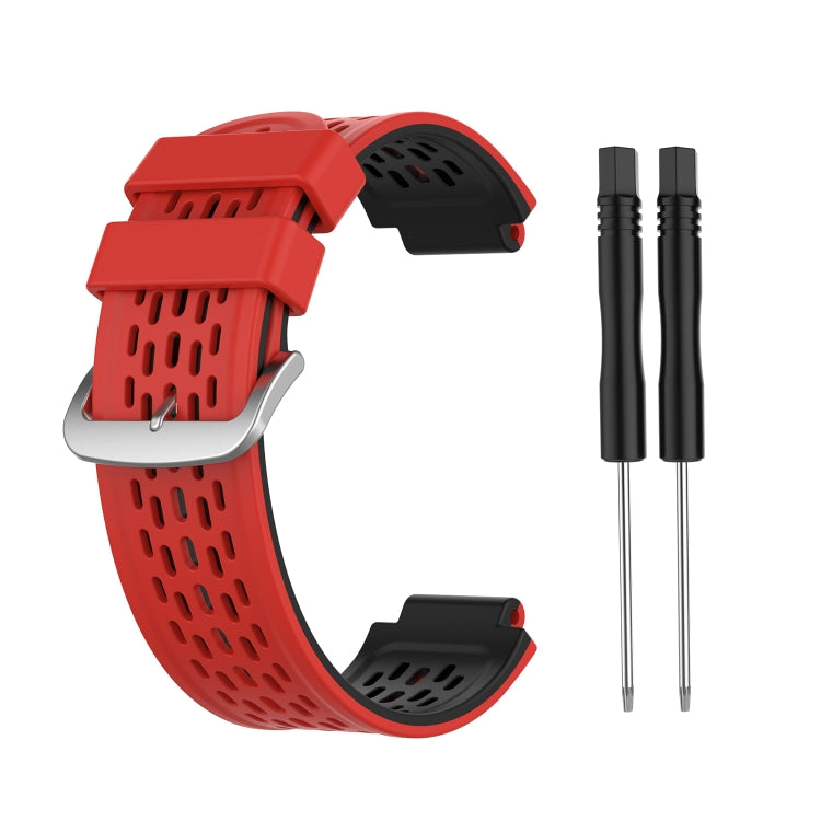 Per cinturino di ricambio in silicone bicolore Garmin Approach S2 / S4, For Garmin Approach S2 / S4