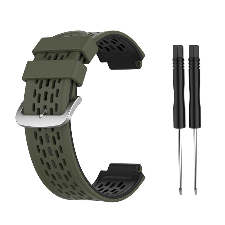 Per cinturino di ricambio in silicone bicolore Garmin Approach S2 / S4, For Garmin Approach S2 / S4