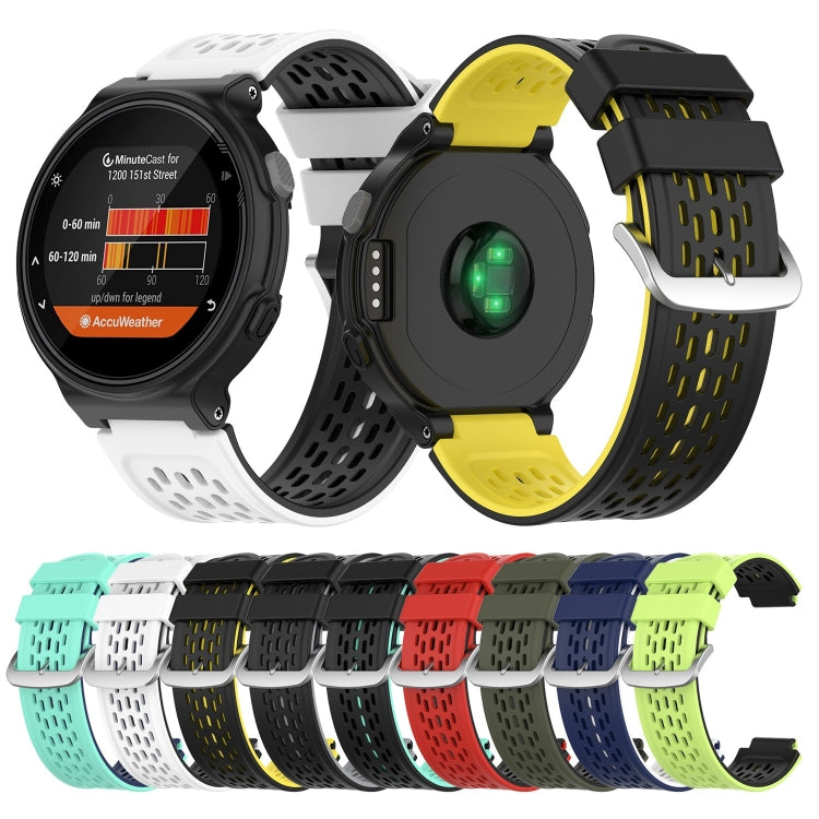 Per cinturino di ricambio in silicone bicolore Garmin Approach S2 / S4, For Garmin Approach S2 / S4