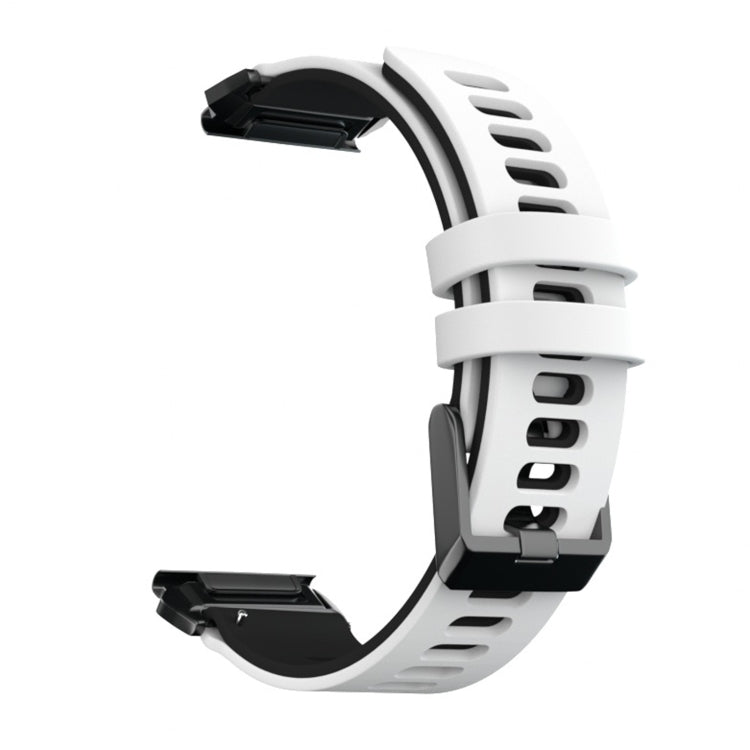 Cinturino silicone bicolore per Garmin Fenix 6X