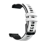 Per cinturino di ricambio per cinturino di ricambio in silicone bicolore Garmin Fenix 6X, For Garmin Fenix 6X