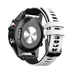 Per cinturino di ricambio per cinturino di ricambio in silicone bicolore Garmin Fenix 6X, For Garmin Fenix 6X
