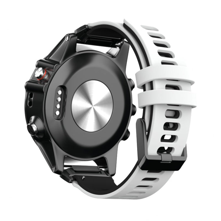 Per cinturino di ricambio per cinturino di ricambio in silicone bicolore Garmin Fenix 6X, For Garmin Fenix 6X