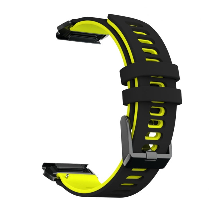 Per cinturino di ricambio per cinturino di ricambio in silicone bicolore Garmin Fenix 6X, For Garmin Fenix 6X