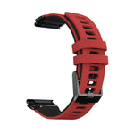 Per cinturino di ricambio per cinturino di ricambio in silicone bicolore Garmin Fenix 6X, For Garmin Fenix 6X