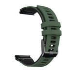 Per cinturino di ricambio per cinturino di ricambio in silicone bicolore Garmin Fenix 6X, For Garmin Fenix 6X