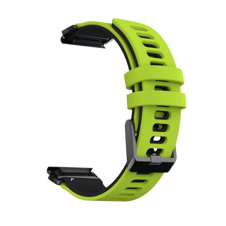 Per cinturino di ricambio per cinturino di ricambio in silicone bicolore Garmin Fenix 6X, For Garmin Fenix 6X