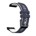 Per cinturino di ricambio per cinturino di ricambio in silicone bicolore Garmin Fenix 6X, For Garmin Fenix 6X