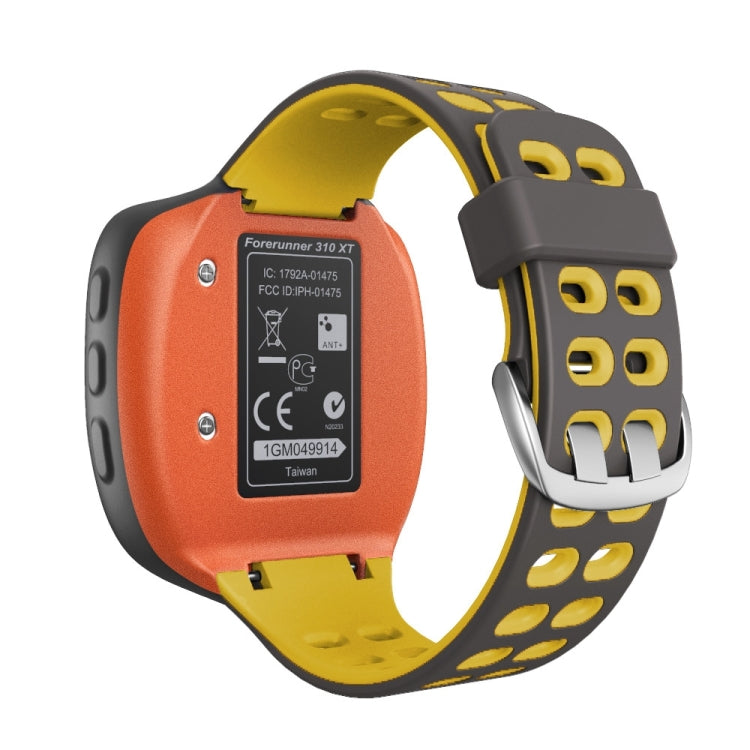 Per cinturino di ricambio in silicone bicolore Garmin Forerunner 310XT