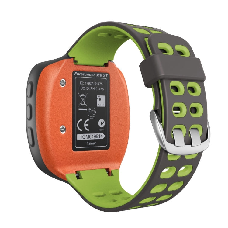 Per cinturino di ricambio in silicone bicolore Garmin Forerunner 310XT