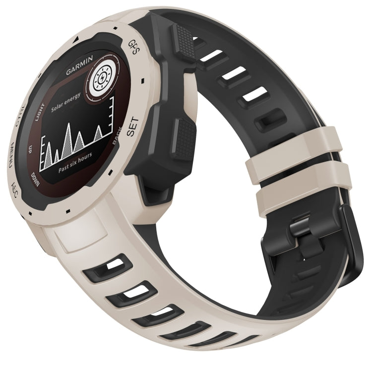 Per cinturino di ricambio in silicone bicolore Garmin Instinct / Instinct Esports