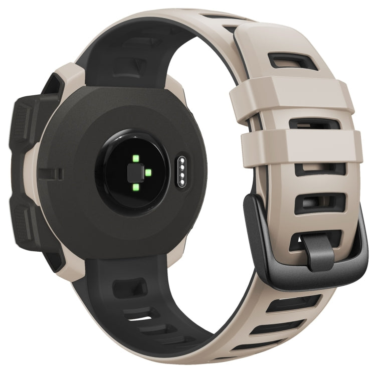Per cinturino di ricambio in silicone bicolore Garmin Instinct / Instinct Esports