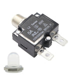 Protezione da sovraccarico per auto serie L2 50V Ripristino manuale Interruttore automatico CC con copertura impermeabile, 5A, 10A, 15A, 20A, 30A