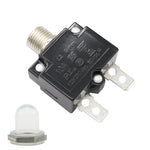 Protezione da sovraccarico per auto serie L2 50V Ripristino manuale Interruttore automatico CC con copertura impermeabile, 5A, 10A, 15A, 20A, 30A
