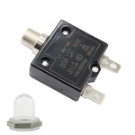 Protezione da sovraccarico per auto serie L2 50V Ripristino manuale Interruttore automatico CC con copertura impermeabile, 5A, 10A, 15A, 20A, 30A