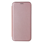 Struttura in fibra di carbonio Flip orizzontale magnetico Custodia in pelle TPU + PC + PU con slot per schede, For OPPO Realme 8 / 8 Pro