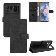 Tinta unita Skin Feel Fibbia magnetica Flip orizzontale Custodia in pelle PU con struttura in vitello con supporto e slot per schede e portafoglio, For Xiaomi Mi 11 Ultra, For Xiaomi Mi 11 Pro