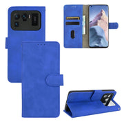 Tinta unita Skin Feel Fibbia magnetica Flip orizzontale Custodia in pelle PU con struttura in vitello con supporto e slot per schede e portafoglio, For Xiaomi Mi 11 Ultra, For Xiaomi Mi 11 Pro