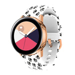 Cinturino per cinturino di ricambio con stampa in silicone, For Samsung Galaxy Watch 42mm