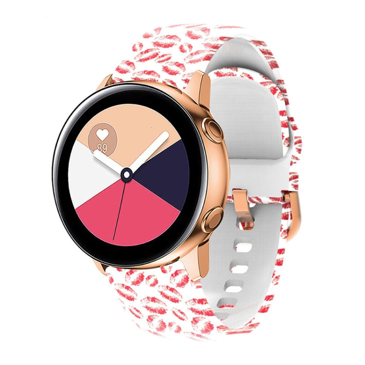 Cinturino per cinturino di ricambio con stampa in silicone, For Samsung Galaxy Watch 42mm