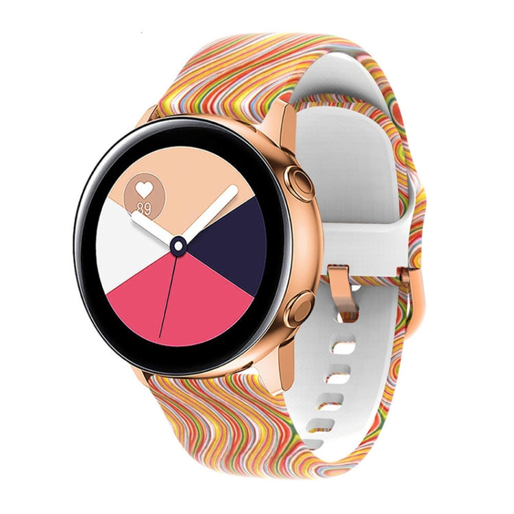 Cinturino per cinturino di ricambio con stampa in silicone, For Samsung Galaxy Watch 42mm