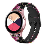 Cinturino per cinturino di ricambio con stampa in silicone, For Samsung Galaxy Watch 42mm
