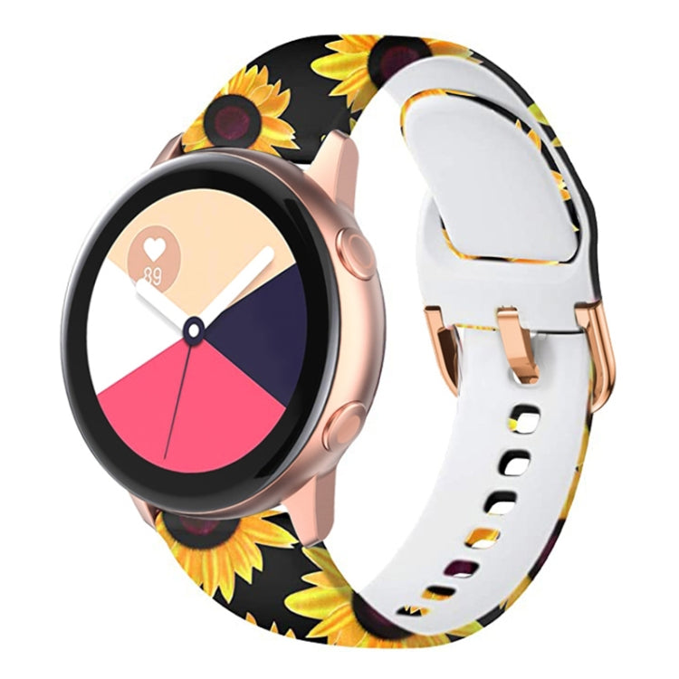 Cinturino per cinturino di ricambio con stampa in silicone, For Samsung Galaxy Watch 42mm