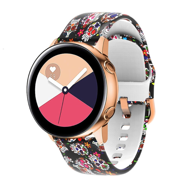 Cinturino per cinturino di ricambio con stampa in silicone, For Samsung Galaxy Watch 46mm