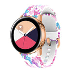 Cinturino per cinturino di ricambio con stampa in silicone, For Samsung Galaxy Watch 46mm