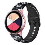 Cinturino per cinturino di ricambio con stampa in silicone, For Samsung Galaxy Watch 46mm