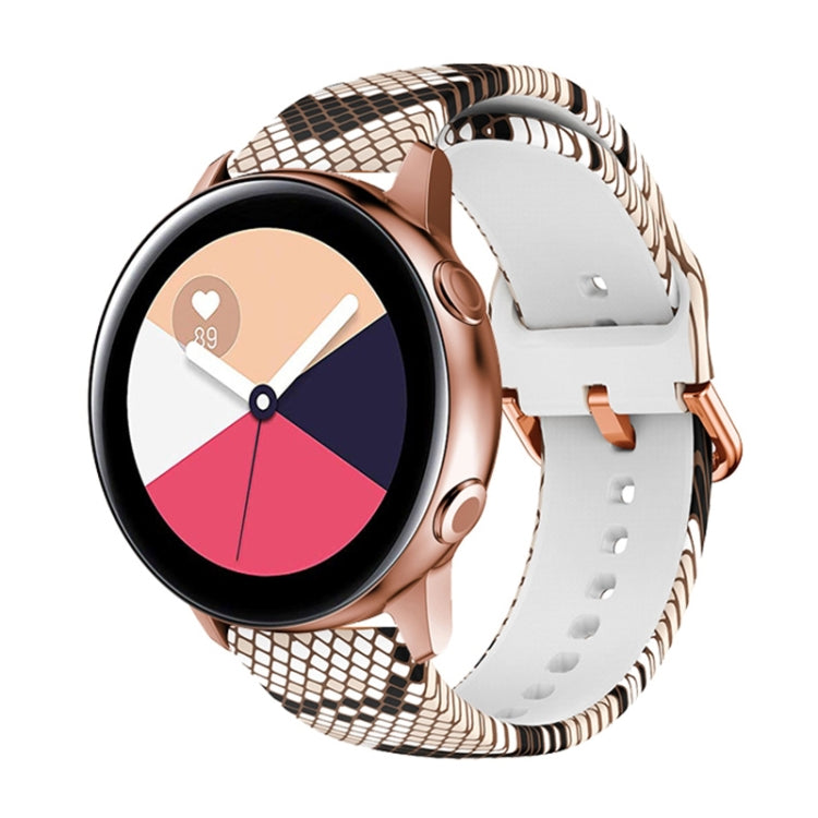 Cinturino per cinturino di ricambio con stampa in silicone, For Samsung Galaxy Watch 46mm