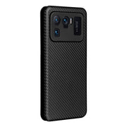 Struttura in fibra di carbonio Flip orizzontale magnetico Custodia in pelle TPU + PC + PU con slot per schede, For Xiaomi Mi 11 Ultra, For Xiaomi Mi 11 Pro, For Xiaomi Mi 11 Lite, For Realme C21